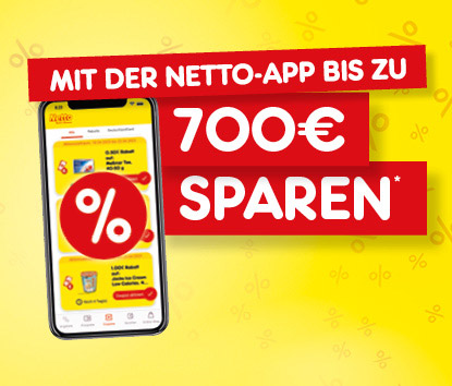 Nur mit der Netto-App exklusive Zusatzrabatte sichern!