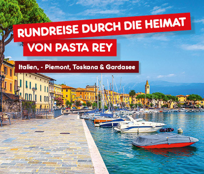 Gewinnspiel Pasta Rey