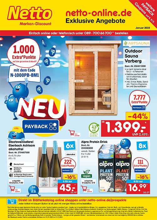 Online-Angebote Januar