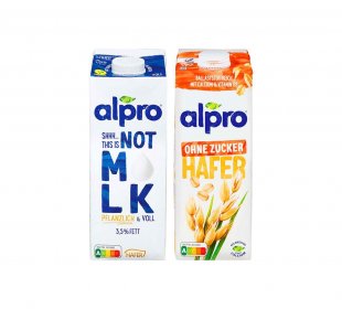 Alpro Not Milk, Hafer- oder Sojadrink