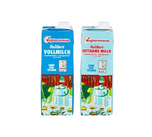 Vogtlandweide Haltbare Milch