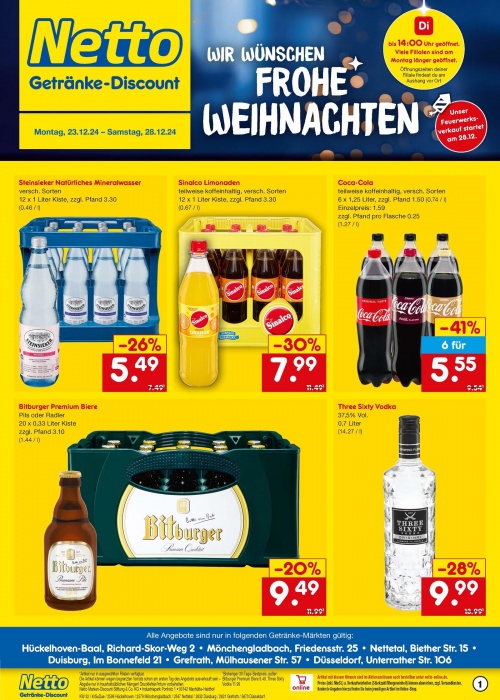 Getränkemarkt in deiner Nähe