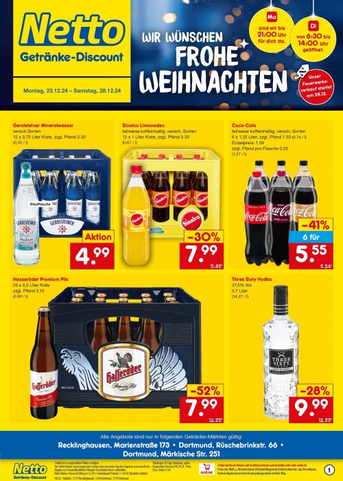 Getränkemarkt in deiner Nähe