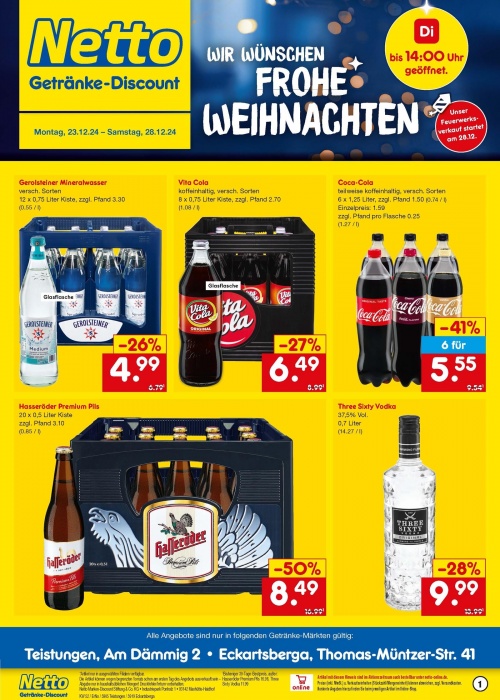 Getränkemarkt in deiner Nähe