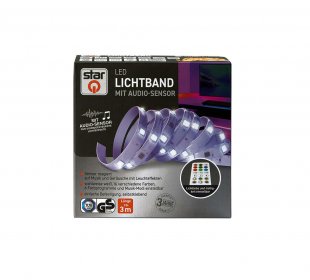 LED Lichtband mit Audio-Sensor