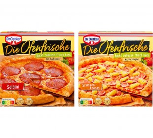 Dr. Oetker Pizza ''Die Ofenfrische''