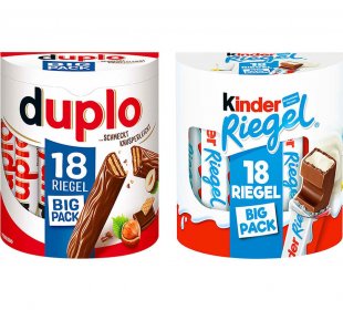 Duplo oder Kinder Riegel