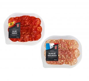 Internationale Salami Spezialitäten