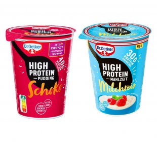 Dr. Oetker High Protein Pudding oder Milchreis