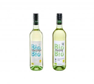 Bio Pinot Grigio oder Bio Riesling Qualitätswein