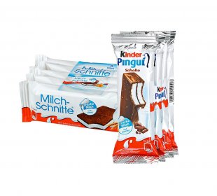 Milchschnitte oder Kinder Pingui