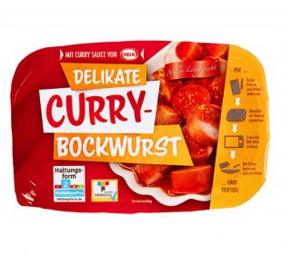 Curry-Bockwurst