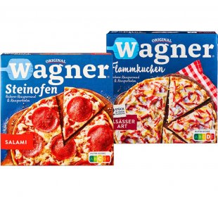 Wagner Flammkuchen oder Steinofen Pizza