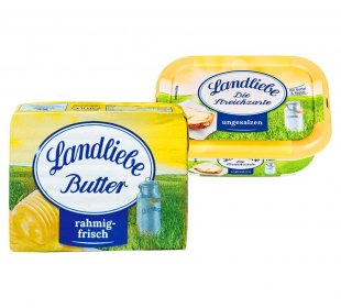 Landliebe Butter oder Streichzart