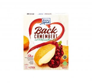 Backcamembert mit Dip