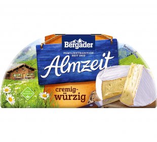 Bergader Almzeit Weichkäse oder Bavaria Blu