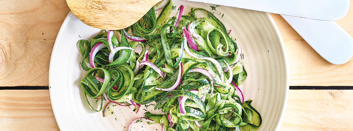 Netto Blog | Gurkensalat mit Roten Zwiebeln